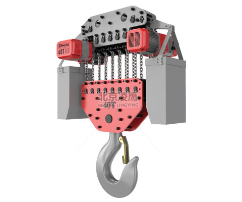 40噸DLER環鏈電動葫蘆穿軸式